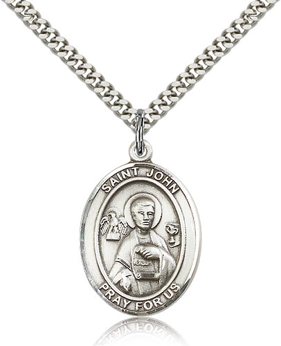 ST. JOHN the Apostle Sterling Silver