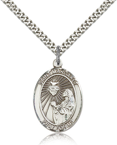 ST. Margaret-Mary Alacoque Sterling Silver