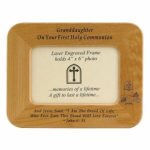 Granddaughter First Communion Picture Frame