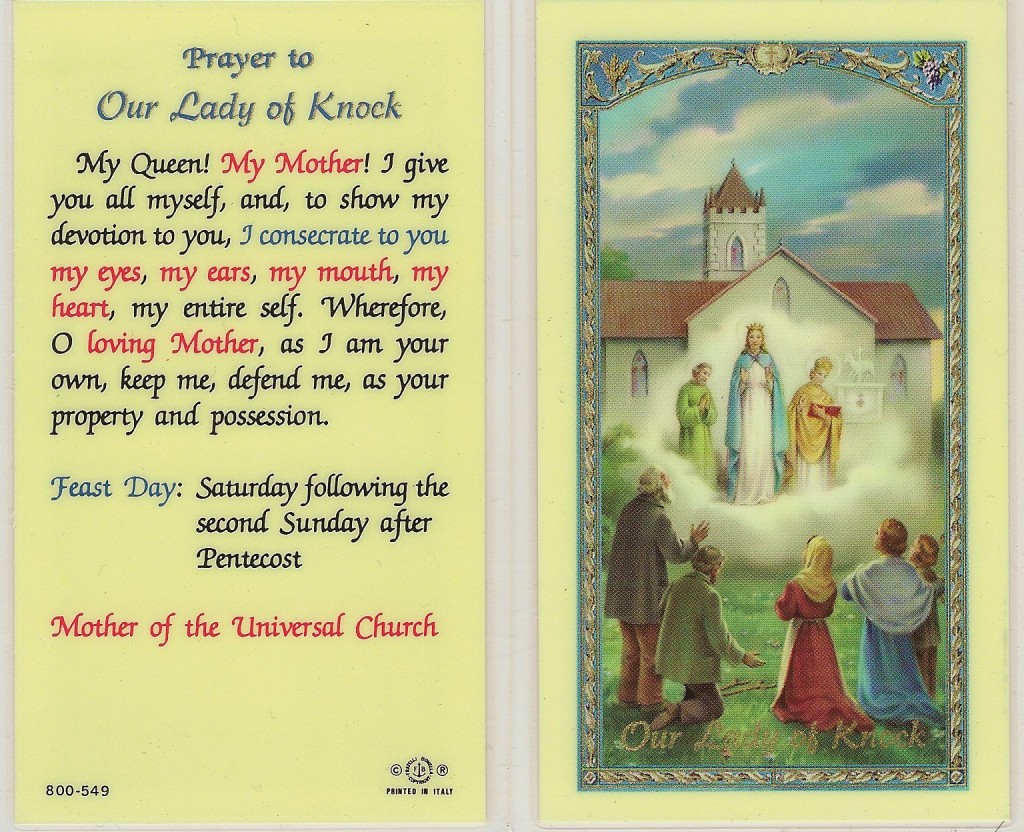 PRAYER TO OUR LADY OF KNOCK