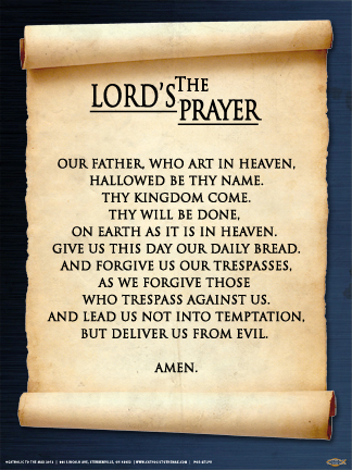 Poster: The Lord's Prayer